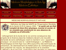 Tablet Screenshot of docteurbeaute.com